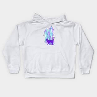 Purple Cat Kids Hoodie